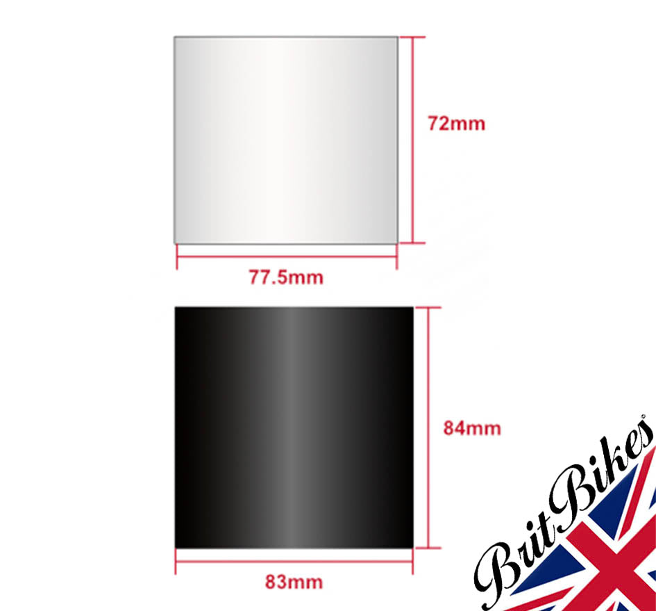 AJS MATCHLESS JAMPOT REAR SUSPENSION COVERS SET OF 4 UK MADE 01-6408 0 ...