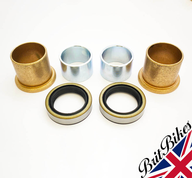 NORTON SINGLE TWIN FORK BUSH SEAL KIT - MADE IN ENGLAND 06-7521 06-7519 06-5483