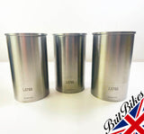 3x HEPOLITE BSA A75 TRIUMPH T150 T160 CYLINDER LINER SET MADE IN ENGLAND 70-8914