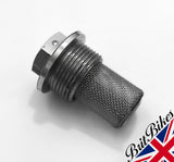 TRIUMPH TR6 T120 TR7 T140 BONNEVILLE CRANK CASE SUMP FILTER UNF UK MADE 70-9336