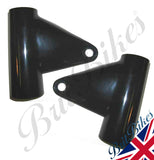 PAIR OF AJS MATCHLESS HEADLAMP BRACKETS FOR 1-1/4