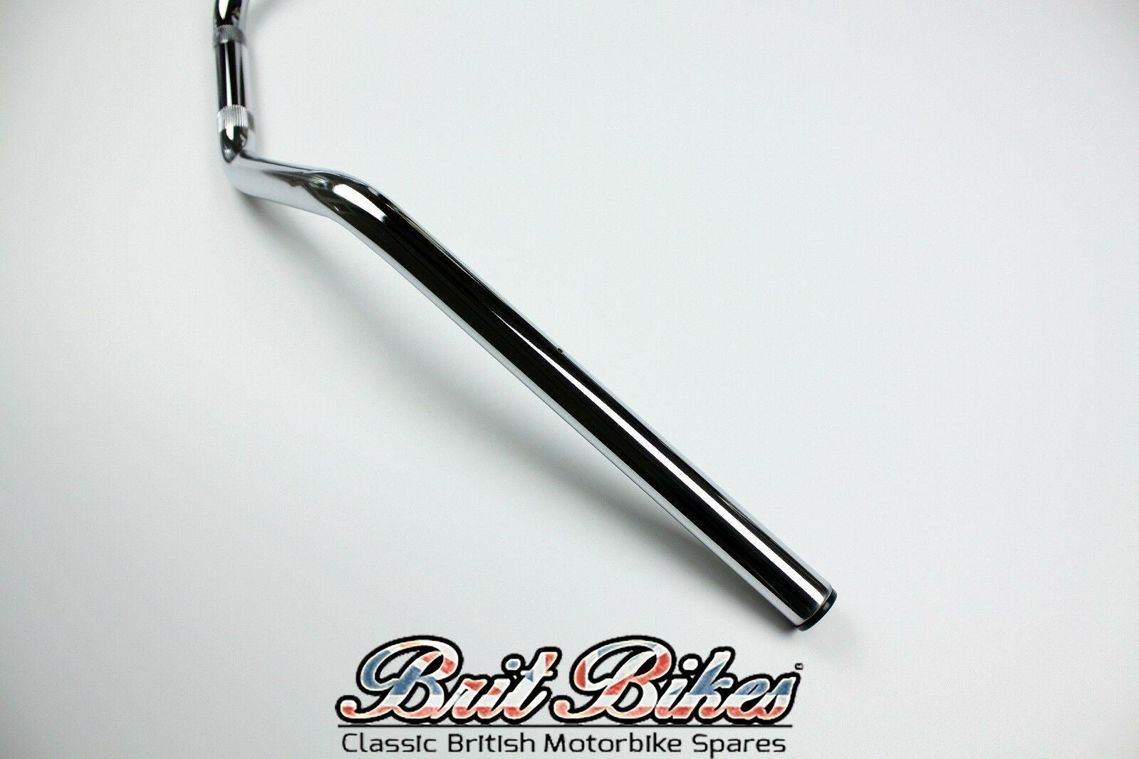 Chrome 7/8” Handlebars For Triumph T140V T160V TR7V 1973+ – EMGO 97-4538 (Knurled Centre)