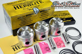 SET OF 3 HEPOLITE PISTONS FOR TRIUMPH TRIDENT T150 T160 750CC 67MM +040 - 19916