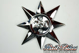 BSA ENGINE TIMING CASE COVER BADGE '250' AS FITTED ON C15 250 MODELS - 40-0231