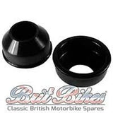 PAIR FORK DUST COVERS BSA B50 A50 A65  & Triumph TR25SS T150V T160 - 97-4002