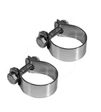 PAIR OF Exhaust Clips & Bolt 1-5/8" D washer BSA Triumph etc 70-2271