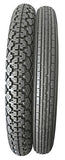 PAIR OF CLASSIC MOTORCYCLE TYRES 3.25 X 19 FRONT & 3.50 X 19 REAR TRIUMPH