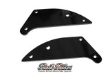 PAIR OF TRIUMPH SILENCER FOOTREST HANGER BRACKET T120 ETC (63-71) 70-4711