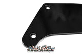 PAIR OF TRIUMPH SILENCER FOOTREST HANGER BRACKET T120 ETC (63-71) 70-4711