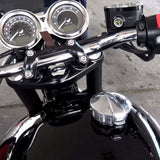 Motone Monza Fuel Petrol Cap Kit Polished for Triumph and Harley Davidson