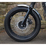 MOTONE RACEBLADE FRONT MUDGUARD FENDER SPOKE WHEELS POLISH - TRIUMPH BONNEVILLE