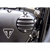 Motone Triumph Bonneville Points ACG Cover - Ribbed - Black