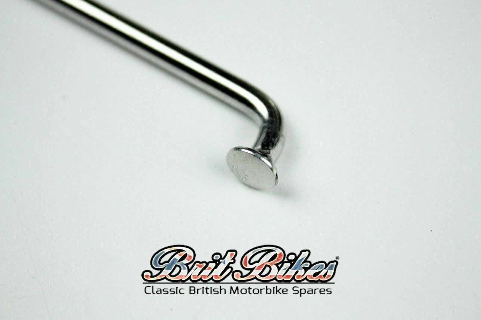 Triumph 3TA T21 T90 Stainless Spoke & Nipple Set – WM2 X 18, Full Width 7 Hub, Classic