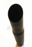 UNIVERSAL BLACK 15" SLASH CUT MOTORBIKE EXHAUST SILENCER - CAFE RACER CUSTOM