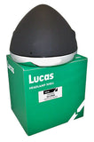 Lucas Universal 7" Black Motorbike Headlamp Shell Rim Custom Classic Cafe Racer