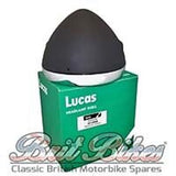 Lucas Universal 7" Black Motorbike Headlamp Shell Rim Custom Classic Cafe Racer