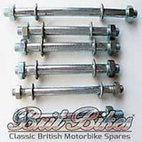 Engine Bolt Set for AJS Matchless 350cc 500cc models with nuts/washers 6 piece