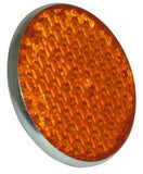 AMBER REFLECTOR - BSA, TRIUMPH, NORTON & ROYAL ENFIELD RER14, LU57183, 99-1161