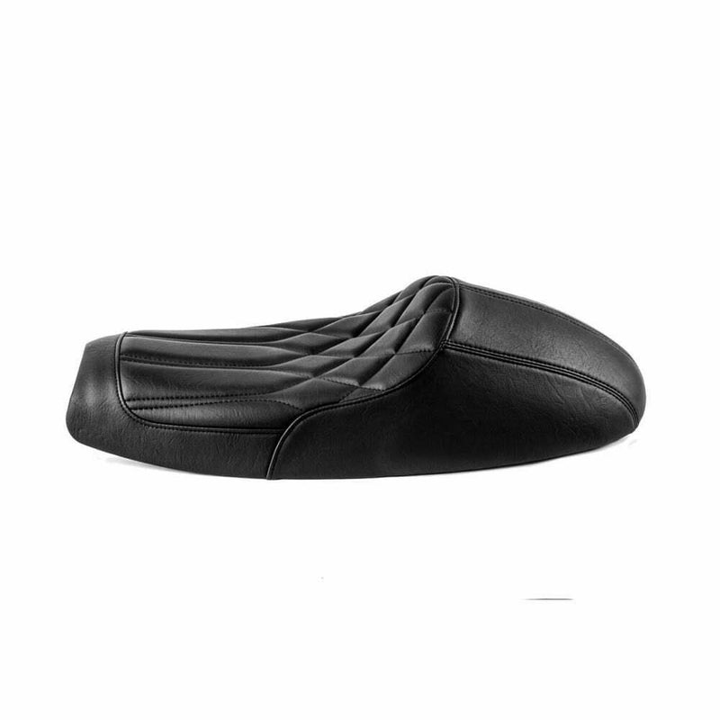 Motone Triumph Bonneville Cafe Racer Seat Diamond Black T100 Thruxton Scrambler
