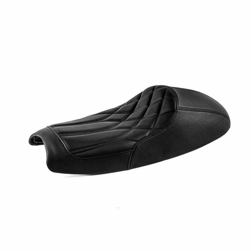 Motone Triumph Bonneville Cafe Racer Seat Diamond Black T100 Thruxton Scrambler