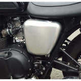 Motone Side Panel Set - Brushed Aluminium - Triumph Bonneville T100 SE Thruxton