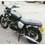 Motone Side Panel Set - Brushed Aluminium - Triumph Bonneville T100 SE Thruxton