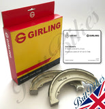GIRLING BRAKE SHOES BSA B25 B50 A65 A75 8" FRONT CONICAL HUB 37-3713 19-7744
