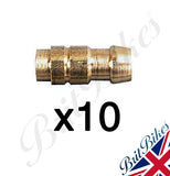 DURITE CRIMP ON BRASS BULLET CONNECTOR FOR 1MM CABLE (QTY 10) - WIRING HARNESS