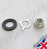 TRIUMPH T120 BONNEVILLE TR6 CLUTCH NUT AND WASHER KIT 57-2279, 57-1046, 57-1047