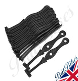 John Bull type rubber wire & cable ties for many classic vintage motorbikes. 60-0978
