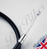 TRIUMPH T140 BONNEVILLE UK & USA SPEC SHORT 15'' THROTTLE CABLE - 60-7084