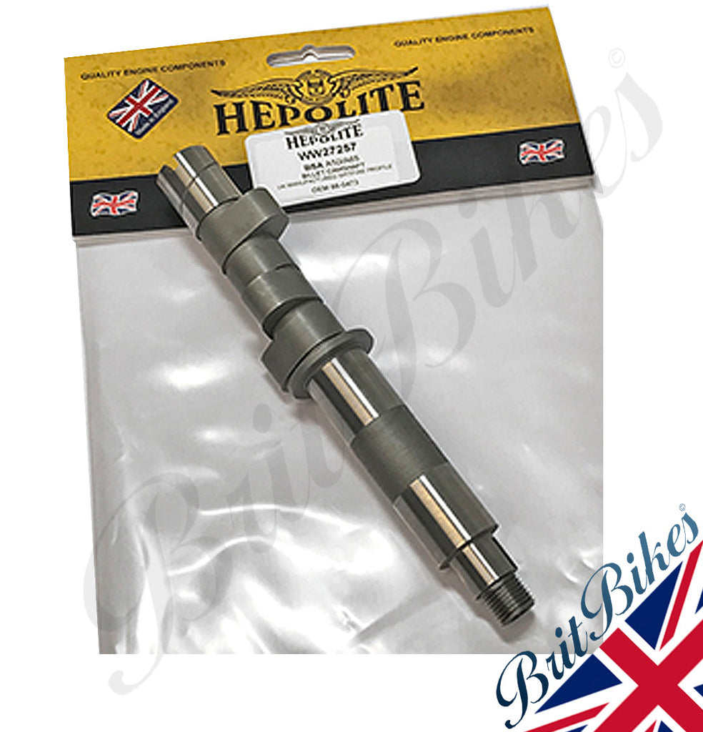 GENUINE HEPOLITE BSA A65 SPITFIRE BILLET CAMSHAFT 68-0473 MADE IN UK ...