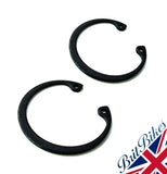 2x TIMING COVER CIRCLIP CONTACT POINT OIL SEAL TRIUMPH T100 T120 T140 - 70-4569