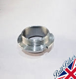 TRIUMPH PRE UNIT 5T 6T T110 T120 FORK STANCHION BOTTOM NUT MADE IN UK - 97-0444