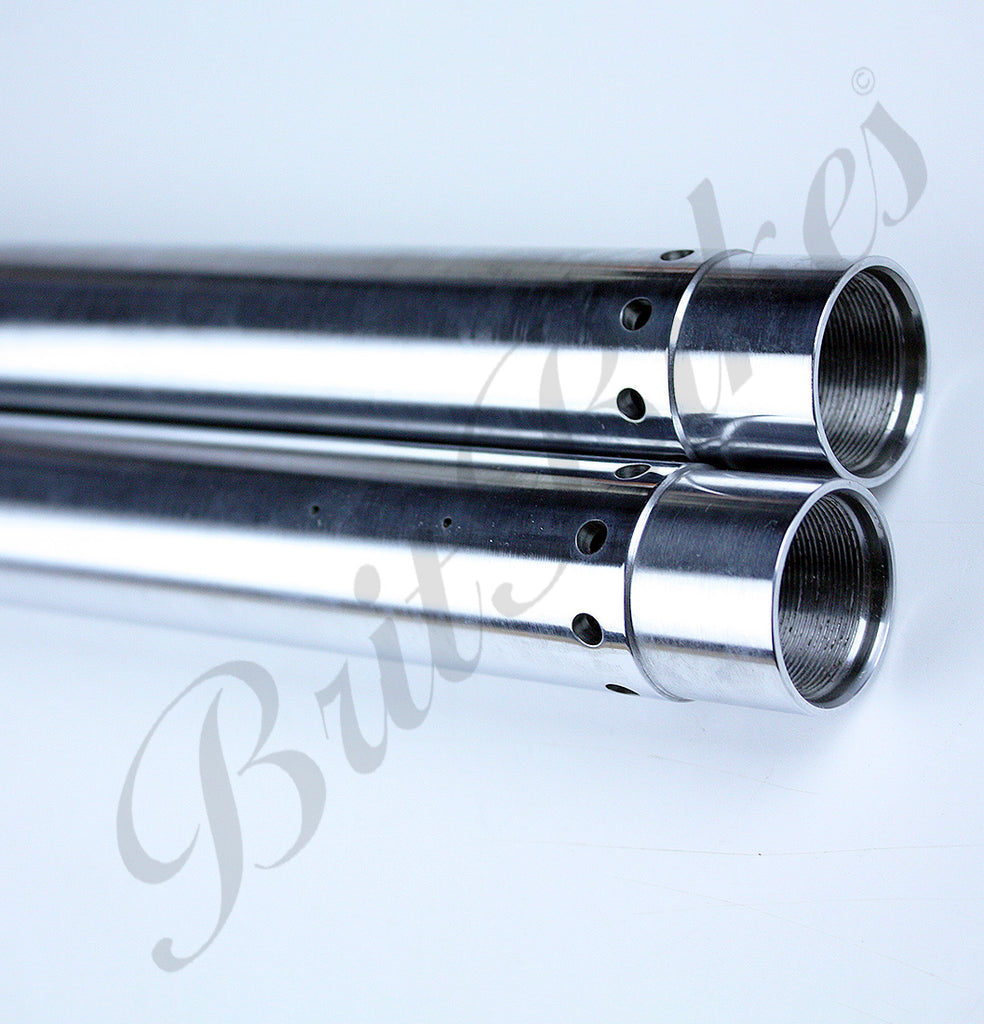 PAIR FORK STANCHIONS BSA B25 C25 B44 Victor A65 & TRIUMPH T250 TR25W
