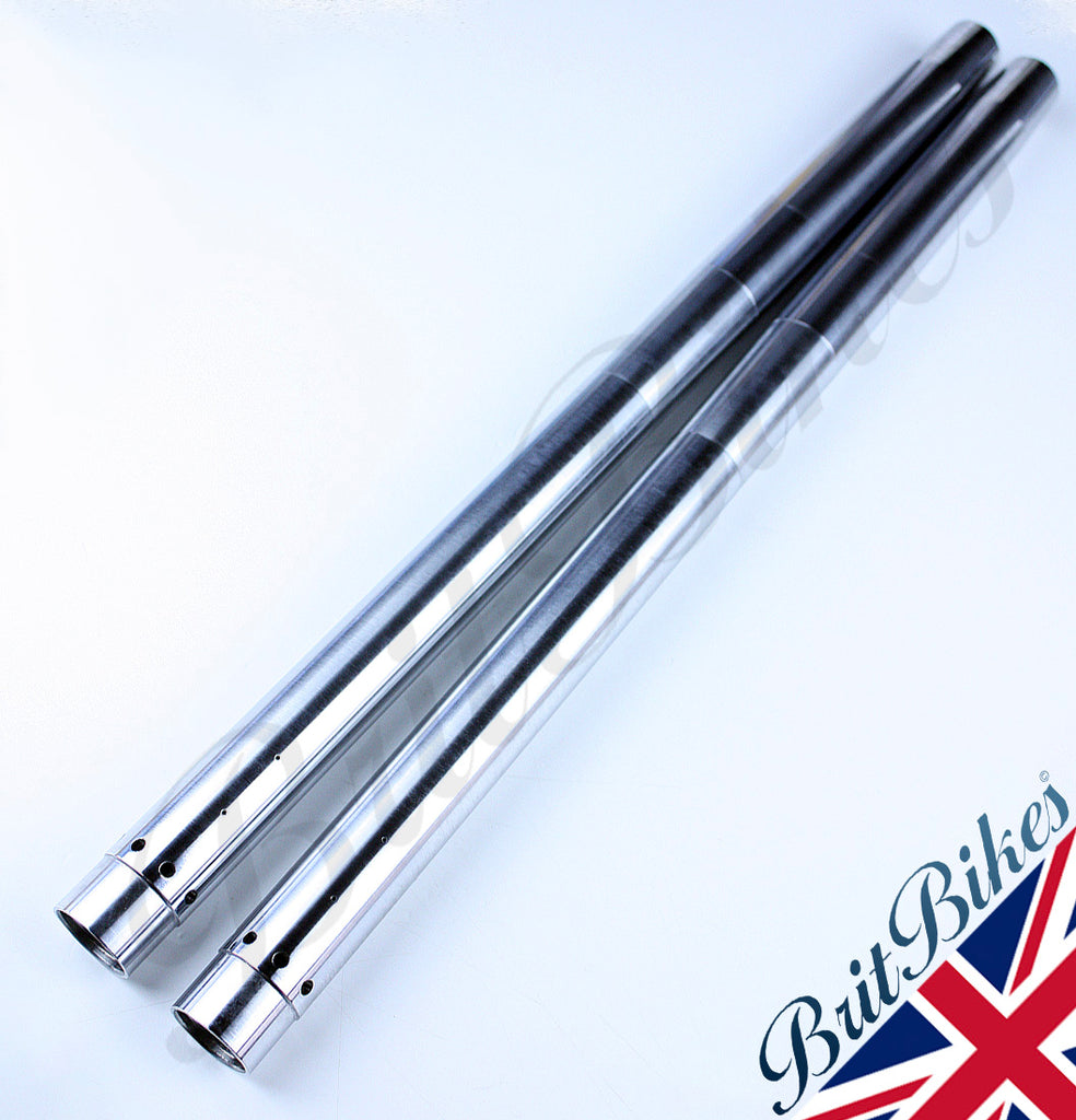 PAIR FORK STANCHIONS BSA B25 C25 B44 Victor A65 & TRIUMPH T250 TR25W
