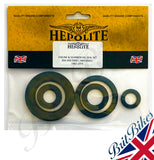 HEPOLITE OIL SEAL KIT FOR BSA A50, A65 (1962 - 1973) ENGINE GEARBOX