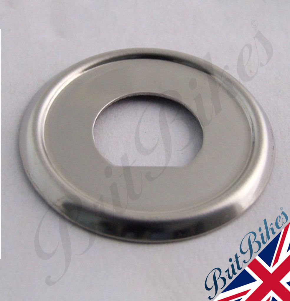 CHROME SWITCH BASE PLATE 1-3/8