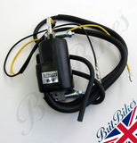 MOTORBIKE IGNITION COIL - TWIN LEAD 6V - 90MM UNIVERSAL
