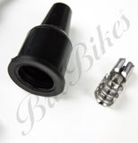 UNIVERSAL SPARK PLUG CAP & HT IGNITION LEAD AND COIL CAP - MOTORBIKE CAR
