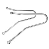 MOTONE ROYAL ENFIELD METEOR 350 PANNIER LUGGAGE RAILS - PAIR - POLISHED