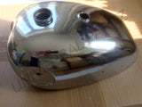 BSA A7 SS A10 CHROME PLATED FUEL PETROL TANK (LARGE ROUND BADGE TYPE) - 42-8047