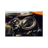 MOTONE SPEEDO COVER - TRIUMPH T120 T100 SPEED TWIN THRUXTON - BRASS