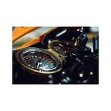 MOTONE SPEEDO COVER - TRIUMPH T120 T100 SPEED TWIN THRUXTON - BRASS