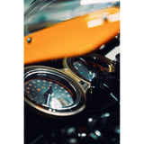 MOTONE SPEEDO COVER - TRIUMPH T120 T100 SPEED TWIN THRUXTON - BRASS