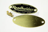 PAIR of NORTON ROADHOLDER FORK BADGES & FIXING RIVETS - 06-7908, 06-7114