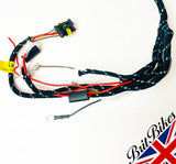 LUCAS MAIN WIRING HARNESS BSA A50 A65 1967 88SA SOLID STATE ELECTRONIC IGNITION