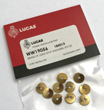 GENUINE LUCAS BRASS HT IGNITION LEAD WASHERS CLIP ON PICK UP PACK OF 10 LU185015
