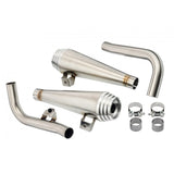 Motone Saturn V - Exhaust System - Triumph Bobber/Speedmaster - Brushed