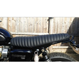 MOTONE VIPER RIBBED SEAT BLACK TRIUMPH T100 T120 STREET TWIN CUP SCRAMBLER